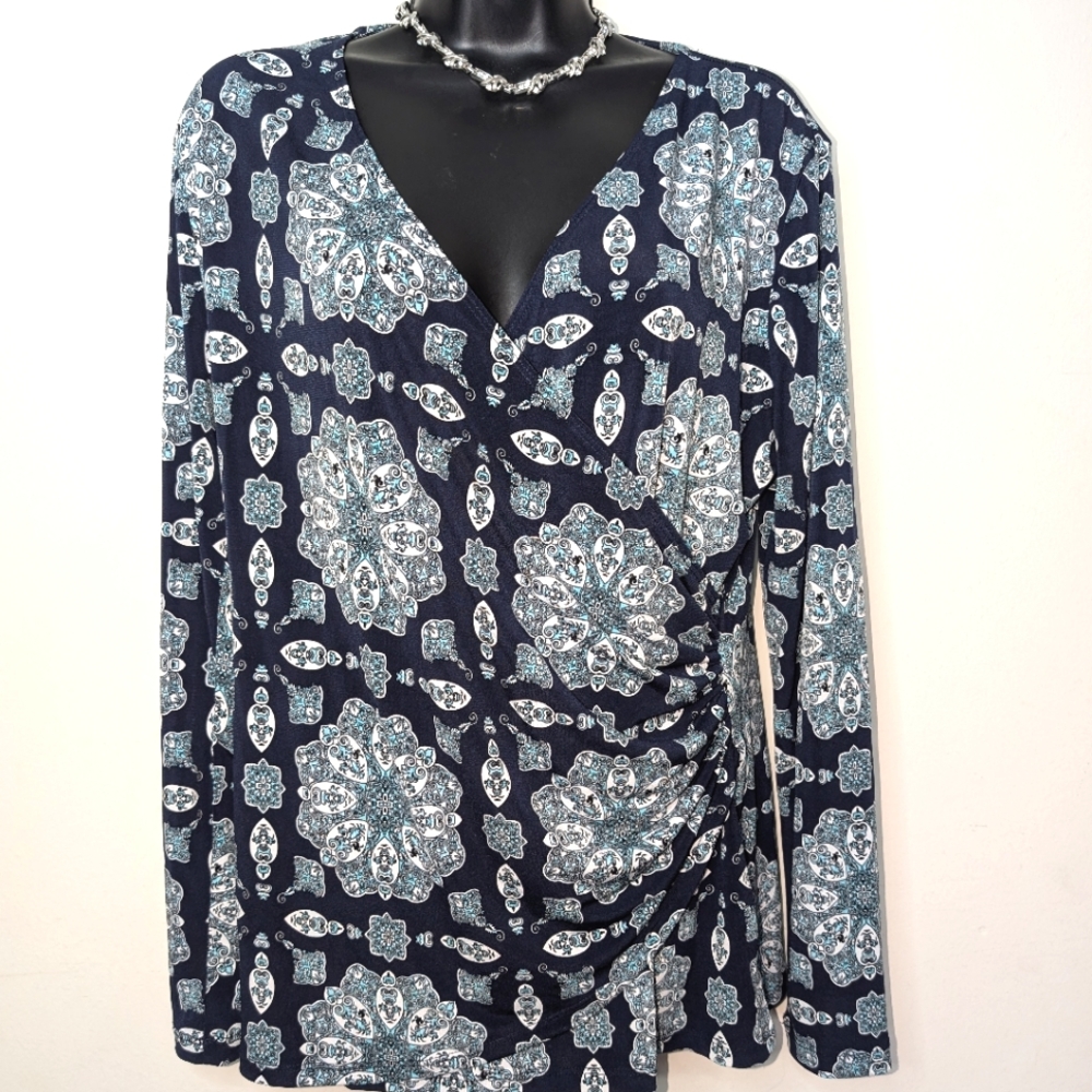 New York& Company Blouse Size Medium